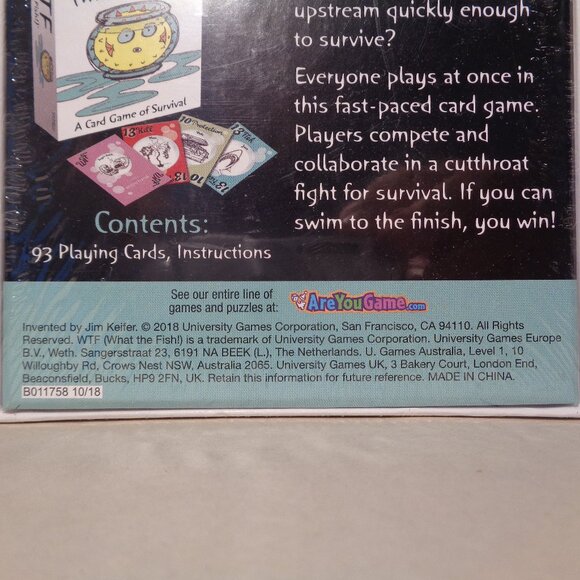 WTF What The Fish! / New Card Game by University Games - Picture 4 of 10
